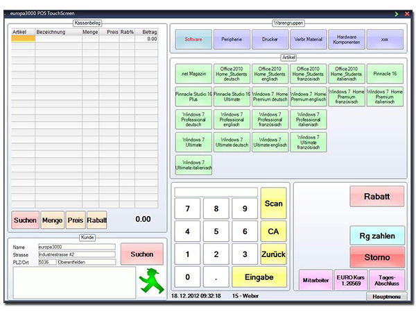 KASSEN TOUCH SYSTEME